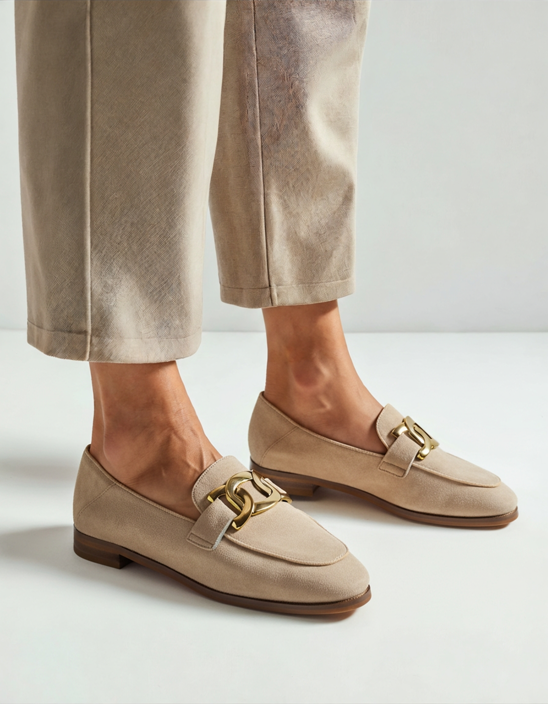 Suede Duchess-Inspired Loafers