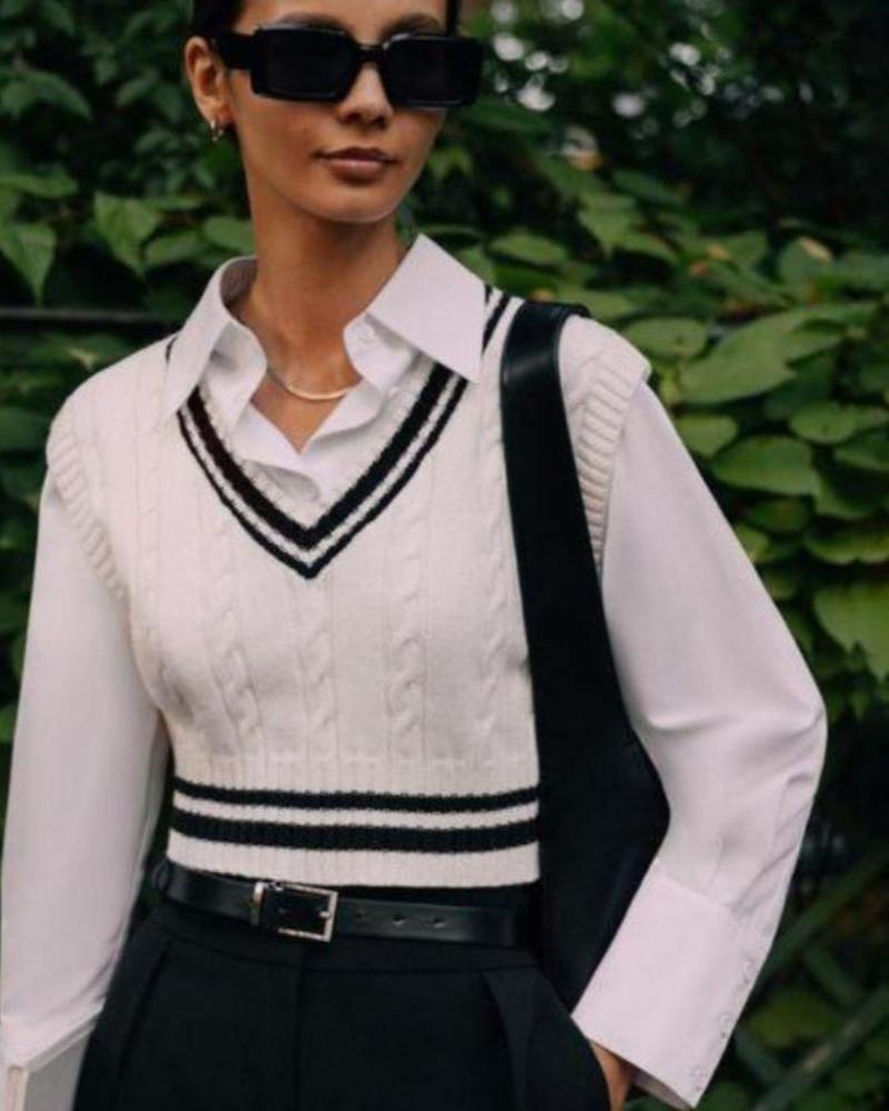 Elegant Women's Luxe Sweater Vest