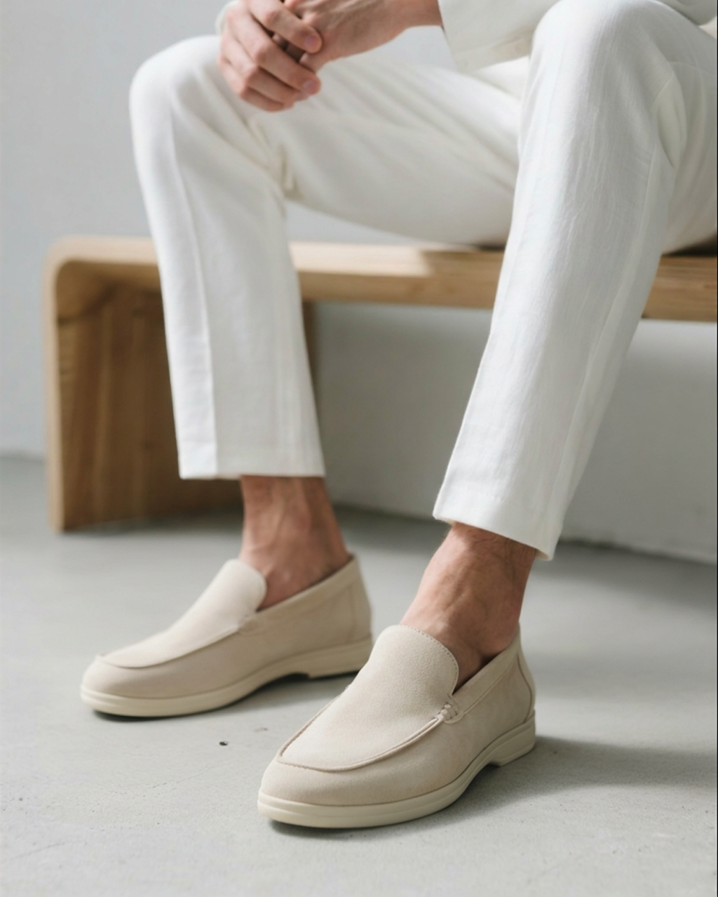 Suede Loafers with Classic Elegance