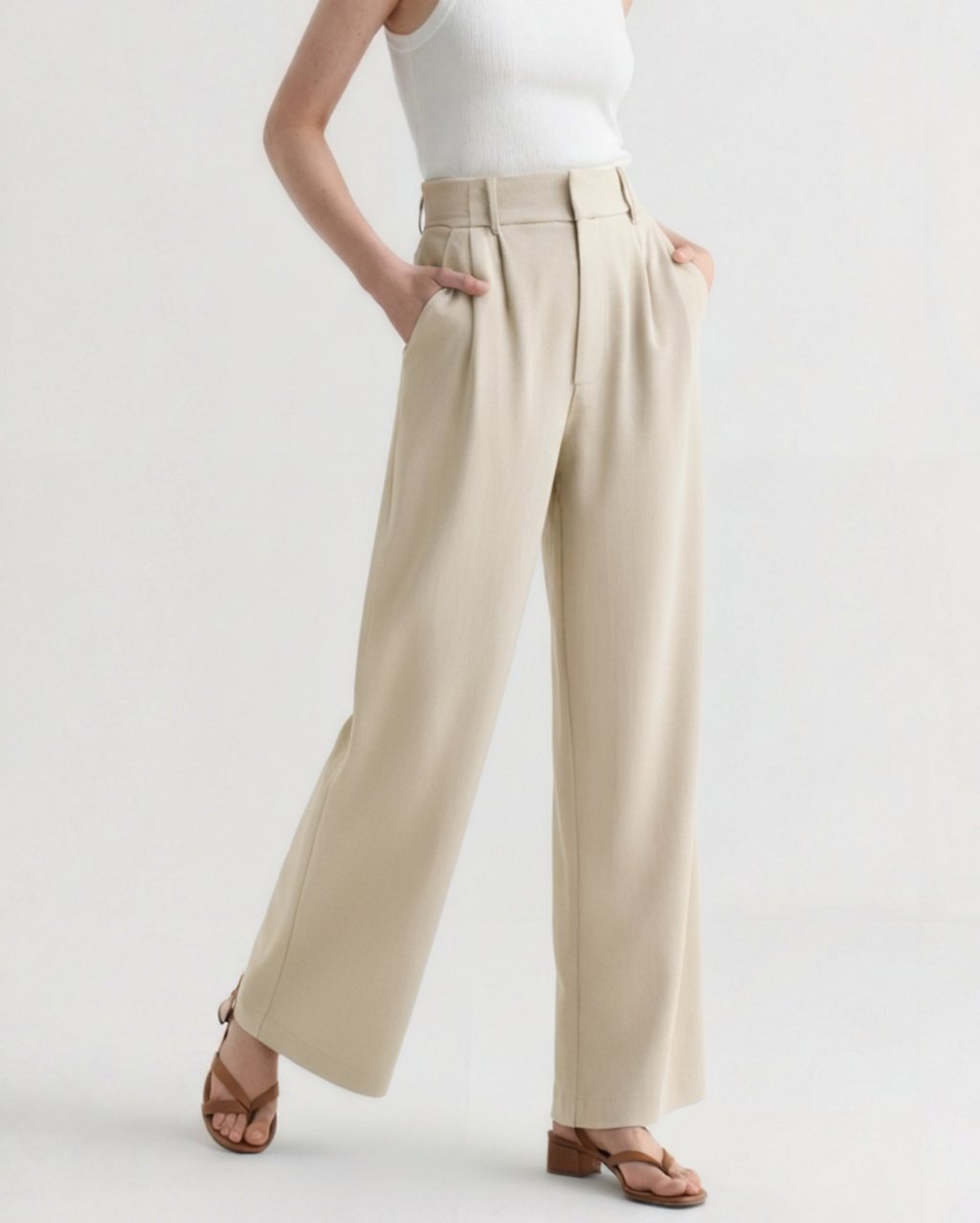 Flowy Wide-Leg Trousers