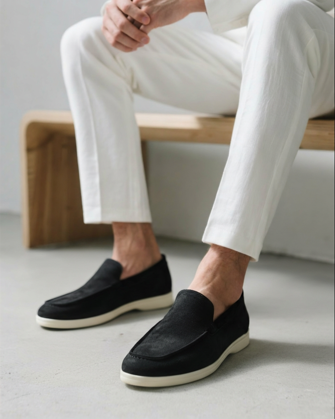Suede Loafers with Classic Elegance