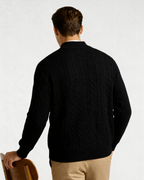 100% Cashmere Knit Half-Zip Sweater