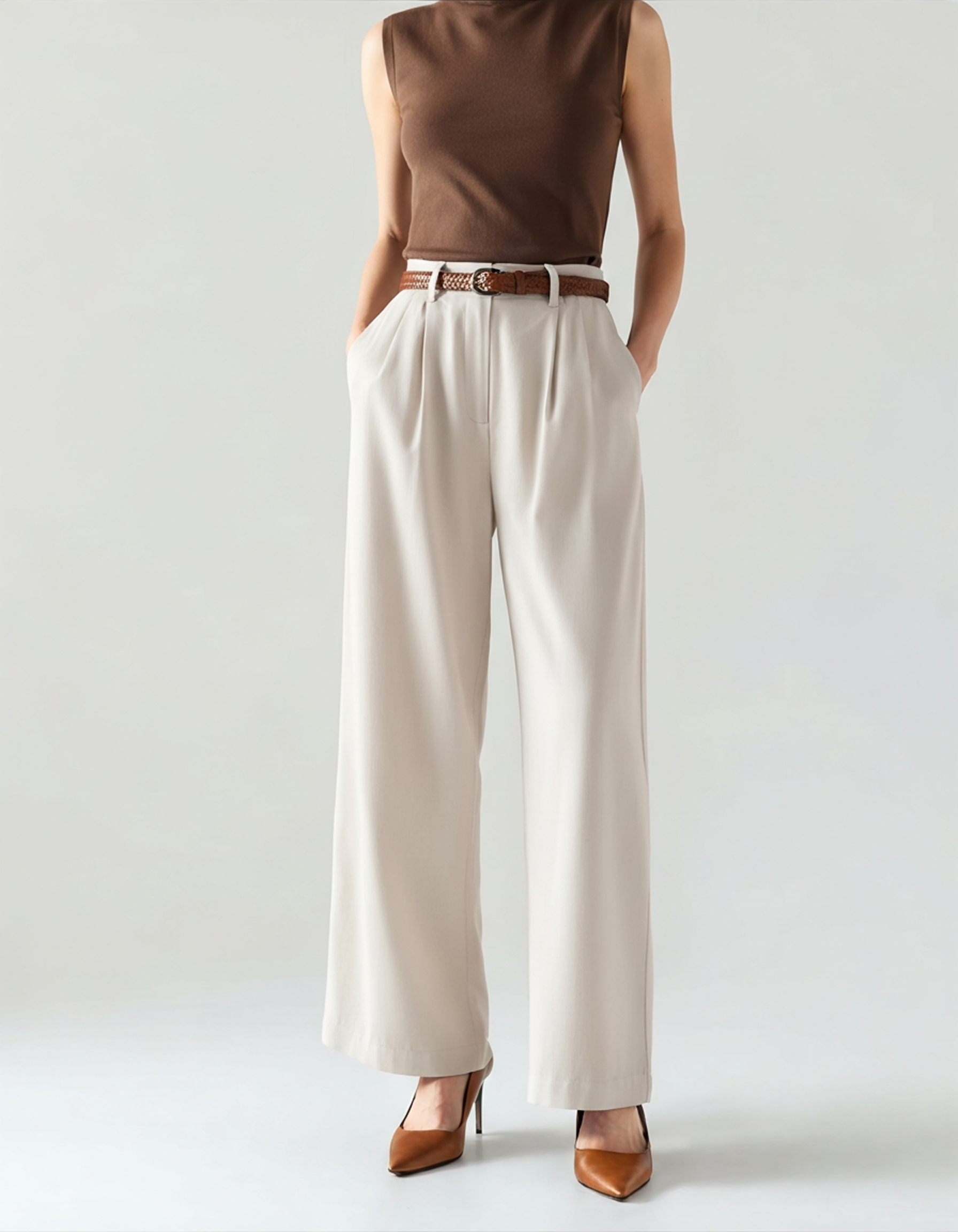 Chic Cropped Trousers