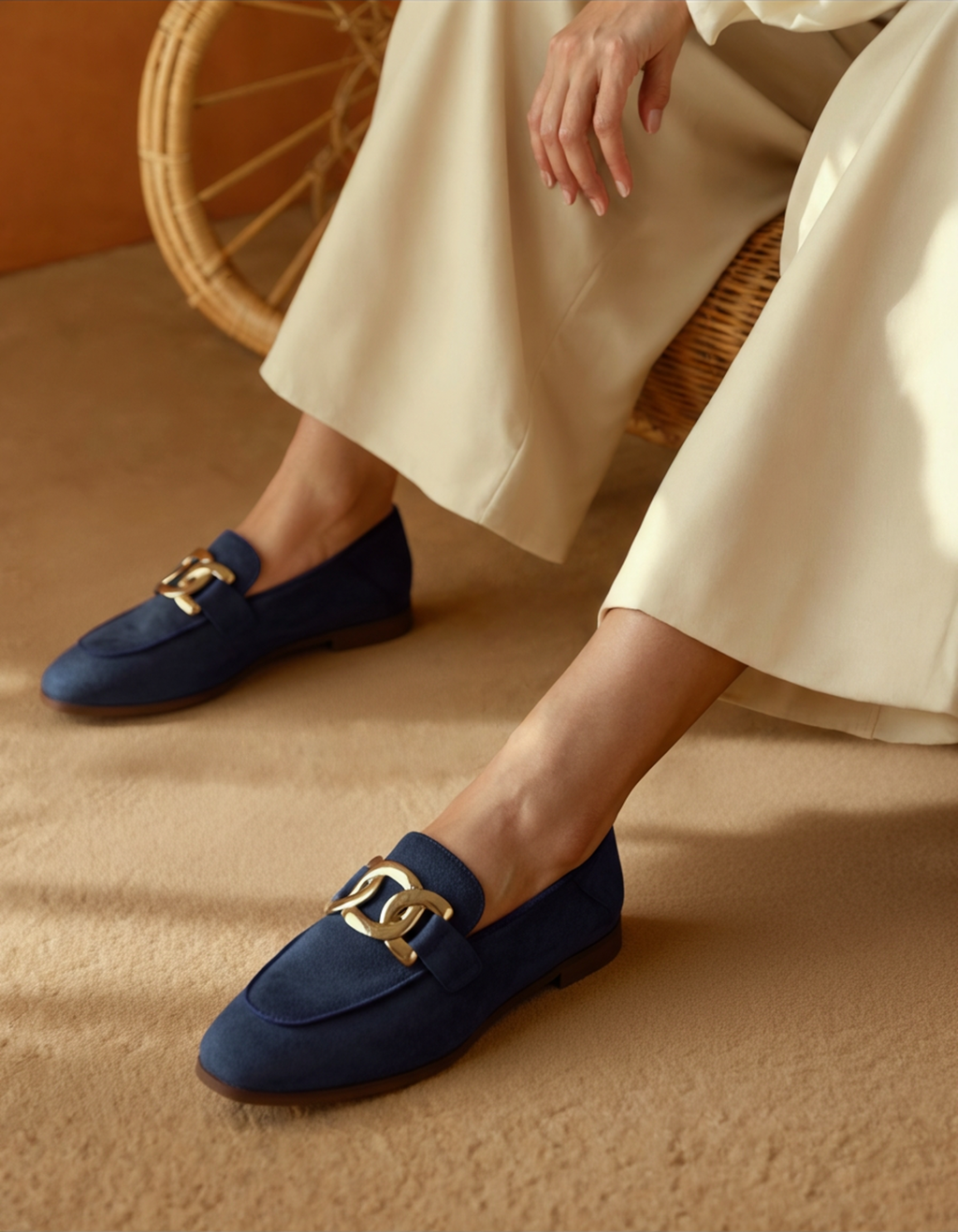 Suede Duchess-Inspired Loafers
