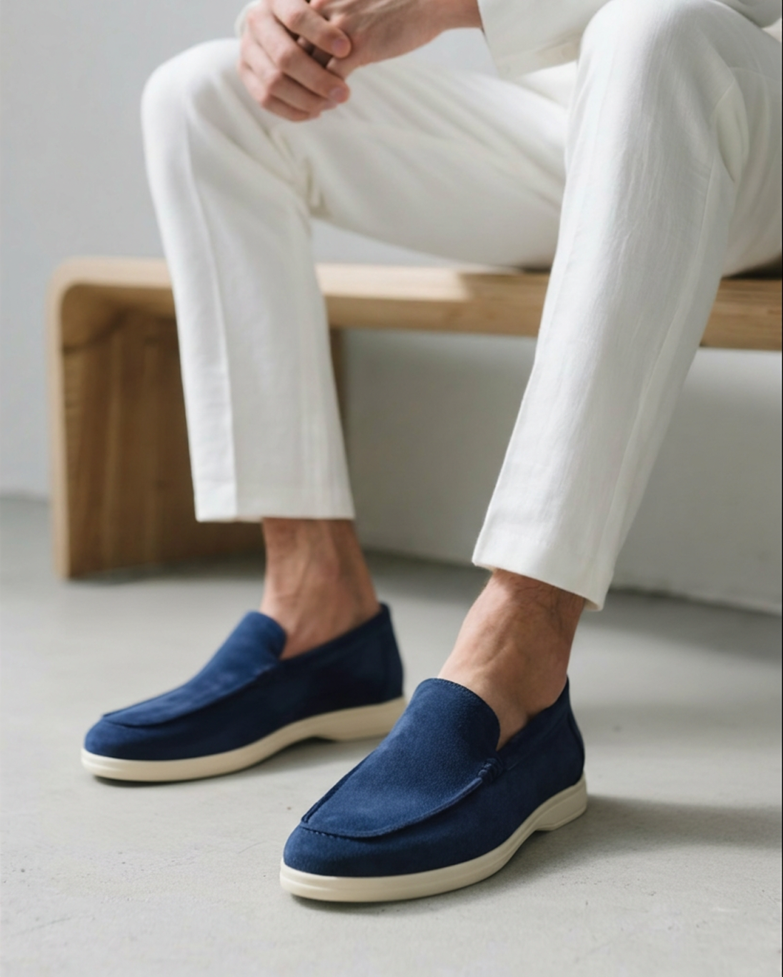 Suede Loafers with Classic Elegance