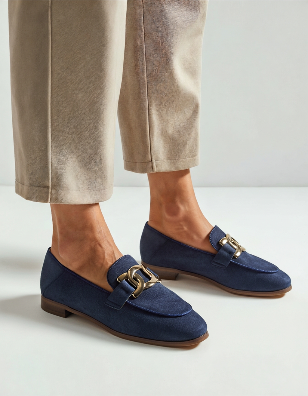 Suede Duchess-Inspired Loafers