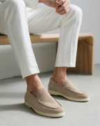 Suede Loafers with Classic Elegance