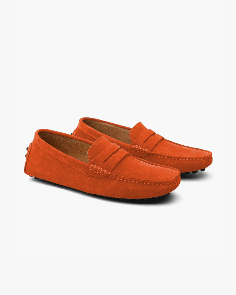 Soft Suede Driving Loafers