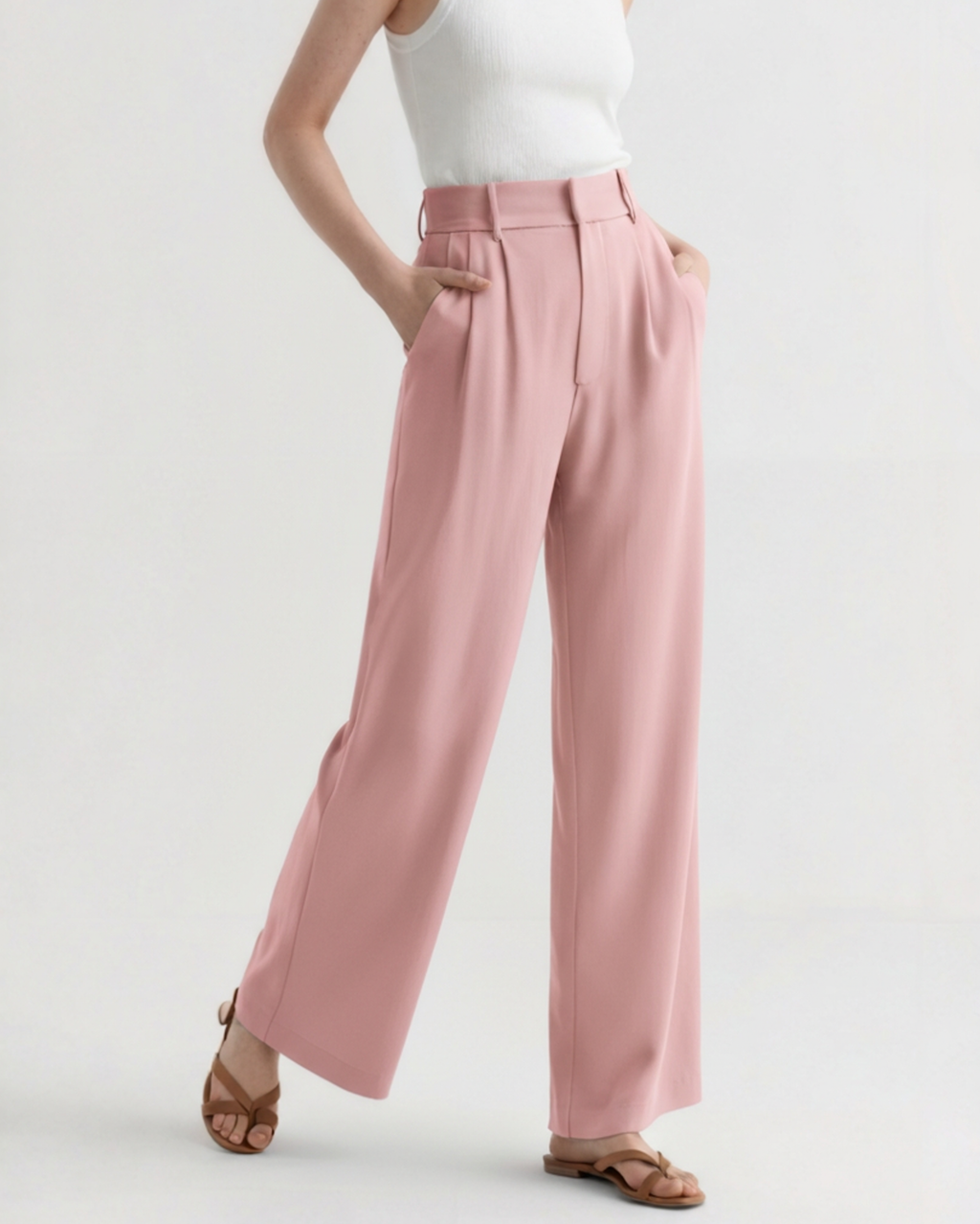 Flowy Wide-Leg Trousers