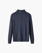 Premium Merino Wool Zip-Up Jacket